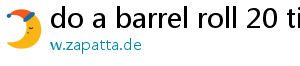 do a barrel roll 20 times